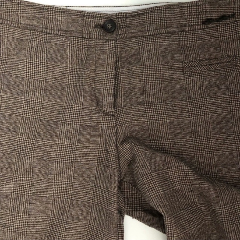 Finn Flare Vintage 90's Wool Plaid Pant Trousers Size: US L | Vintage - Picture 7 of 7